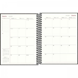 Planner Espiral M7 17,7  X 24 CM Cambridge 2025 | Tilibra
