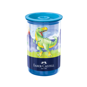 Apontador c/ Depósito Dinossauro |  Faber-Castell