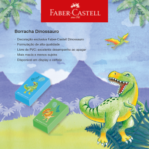 Borracha Dinossauro - Faber-Castell