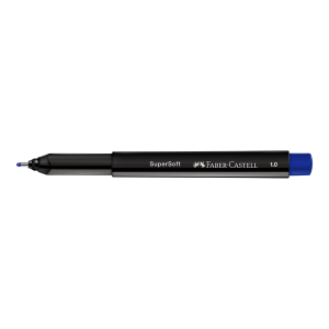 Caneta Super Soft Pen 1.0 Azul | Faber Castell