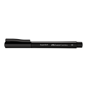 Caneta Super Soft Pen 1.0 Preto | Faber Castell