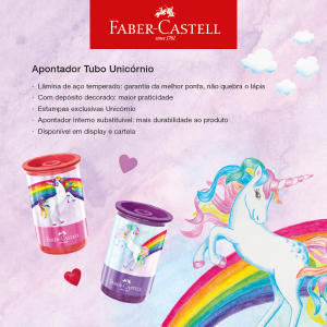 Apontador c/ Depósito Unicórnio |  Faber-Castell