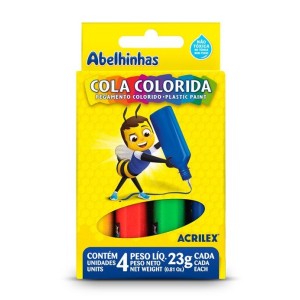 Cola Colorida 23g 4 Cores | Acrilex