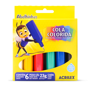 Cola Colorida 23g 6 Cores | Acrilex