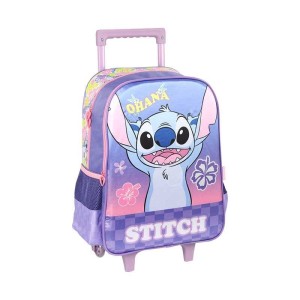 Mochila Roda Infantil Stitch Violeta | Luxcel