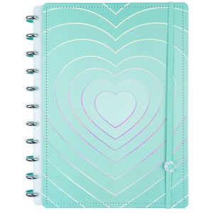 Caderno Inteligente Grande Turquoise Love | Caderno Inteligente