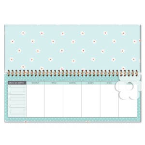 Planner Organizador semanal Margaridas | Fina Ideia