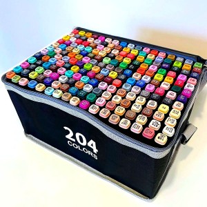 Estojo Canetas Touch 204 Cores | Importado