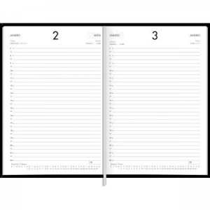 Agenda Executiva Costurada Diária M7 Napoli 2026 | Tilibra