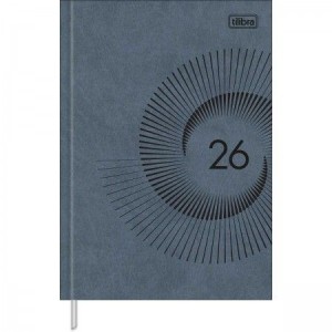 Agenda Executiva Costurada Diária M6 Prátika Cores 2026 | Tilibra