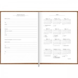 Agenda Executiva Costurada Diária M4 Prátika Master 2026 | Tilibra