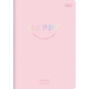 Planner Grampeado M7 Happy 2026 | Tilibra