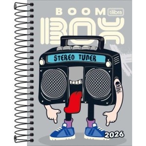 Agenda Espiral Diária M5 Spice Masculina 2026 | Tilibra