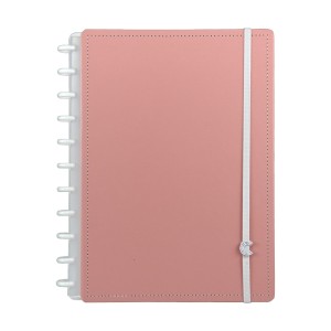 Caderno Inteligente Grande Rose Pastel | Caderno Inteligente