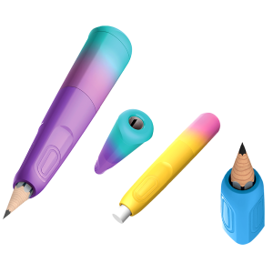 Caneta Borracha + Apontador com Depósito Trendz | Tris