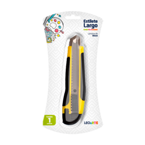 Estilete Largo Emborrachado 18mm | Leoarte