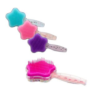 Escova de Cabelo Estrela C/ Miçanga